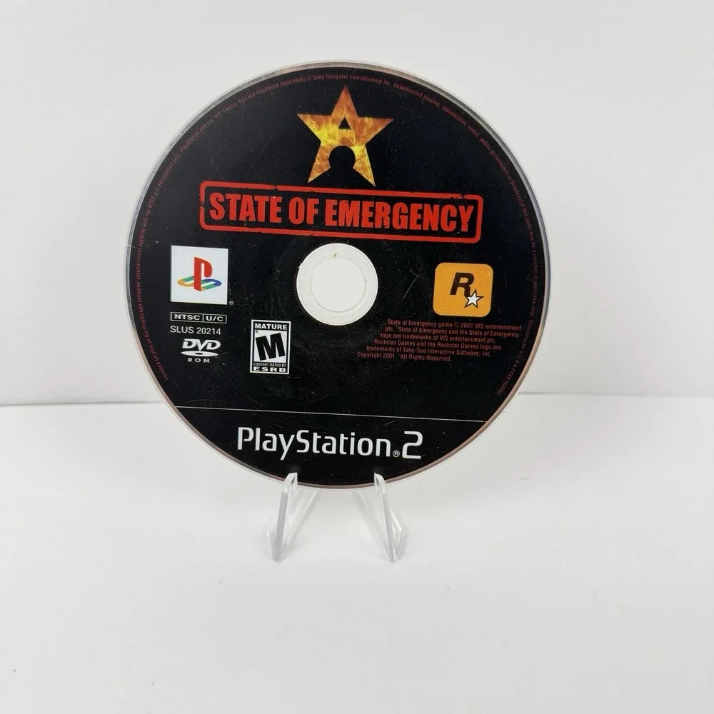 State of Emergency (Sony PlayStation 2 PS2) Disc Only Tested Working